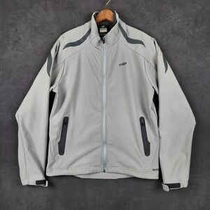 Mammut Toko SOFtech Jacket Mens Large Gray Full Zip Stretch Performance